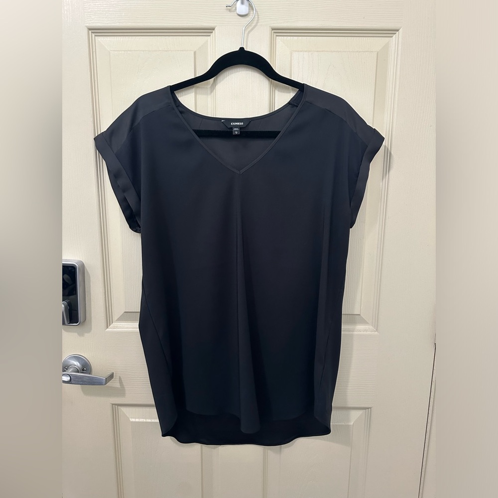 Express Black Business Causal Blouse - Large